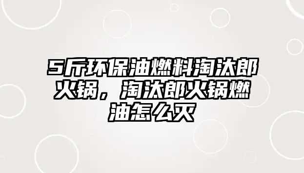 5斤環(huán)保油燃料淘汰郎火鍋，淘汰郎火鍋燃油怎么滅