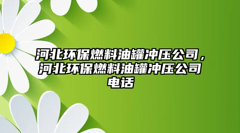 河北環(huán)保燃料油罐沖壓公司，河北環(huán)保燃料油罐沖壓公司電話