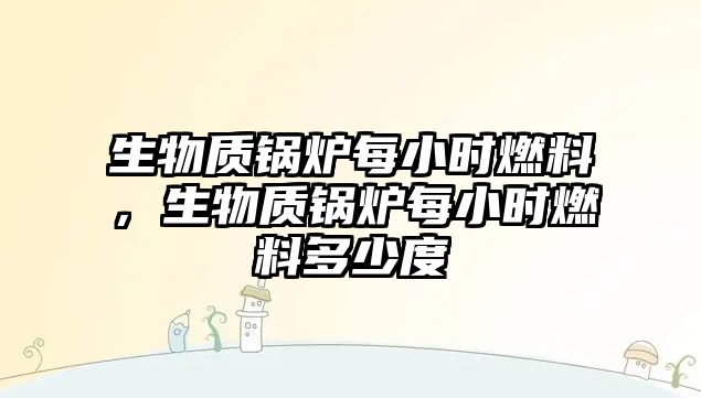 生物質(zhì)鍋爐每小時燃料，生物質(zhì)鍋爐每小時燃料多少度
