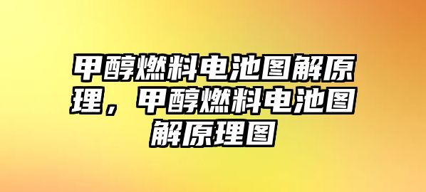 甲醇燃料電池圖解原理，甲醇燃料電池圖解原理圖