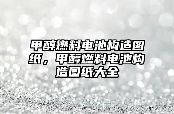 甲醇燃料電池構造圖紙，甲醇燃料電池構造圖紙大全