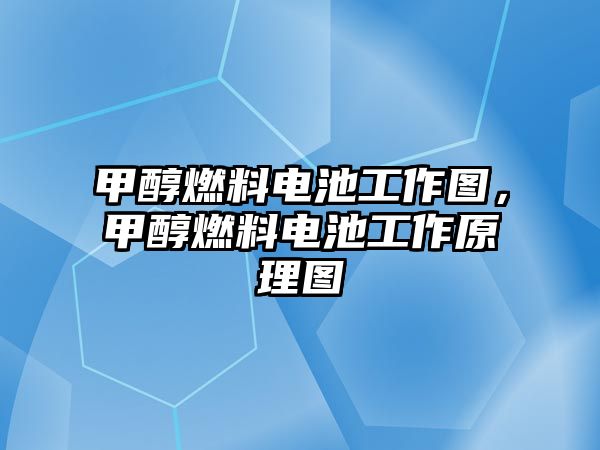 甲醇燃料電池工作圖，甲醇燃料電池工作原理圖