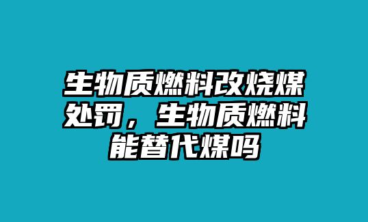 生物質(zhì)燃料改燒煤處罰，生物質(zhì)燃料能替代煤嗎