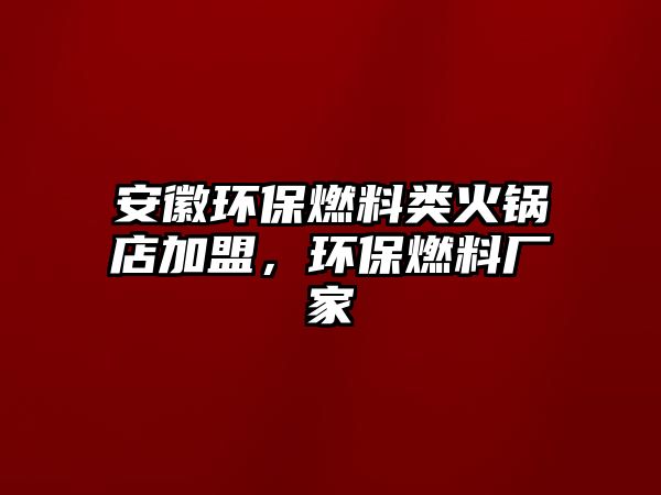 安徽環(huán)保燃料類火鍋店加盟，環(huán)保燃料廠家