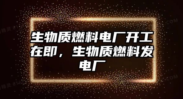 生物質(zhì)燃料電廠(chǎng)開(kāi)工在即，生物質(zhì)燃料發(fā)電廠(chǎng)