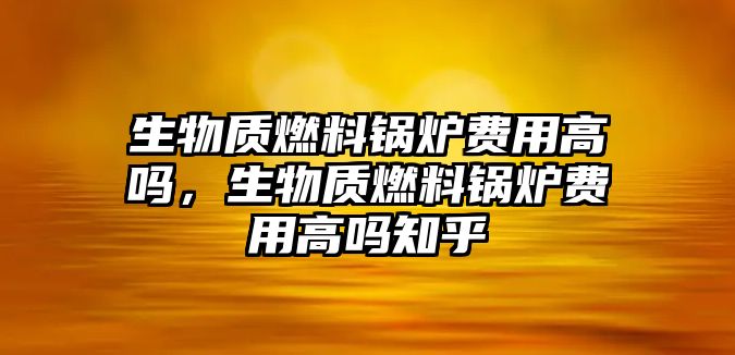 生物質(zhì)燃料鍋爐費用高嗎，生物質(zhì)燃料鍋爐費用高嗎知乎