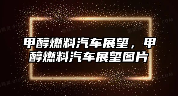 甲醇燃料汽車展望，甲醇燃料汽車展望圖片