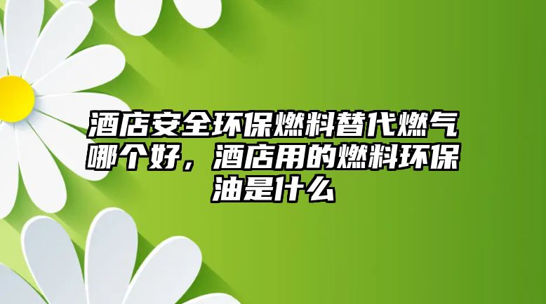 酒店安全環(huán)保燃料替代燃?xì)饽膫€好，酒店用的燃料環(huán)保油是什么