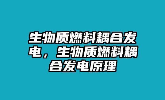 生物質(zhì)燃料耦合發(fā)電，生物質(zhì)燃料耦合發(fā)電原理