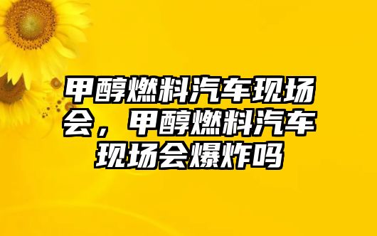 甲醇燃料汽車(chē)現(xiàn)場(chǎng)會(huì)，甲醇燃料汽車(chē)現(xiàn)場(chǎng)會(huì)爆炸嗎