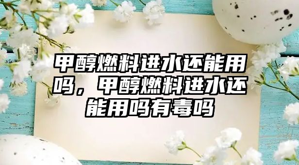 甲醇燃料進水還能用嗎，甲醇燃料進水還能用嗎有毒嗎