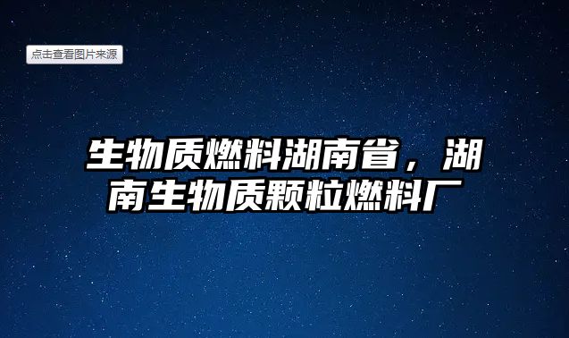 生物質(zhì)燃料湖南省，湖南生物質(zhì)顆粒燃料廠