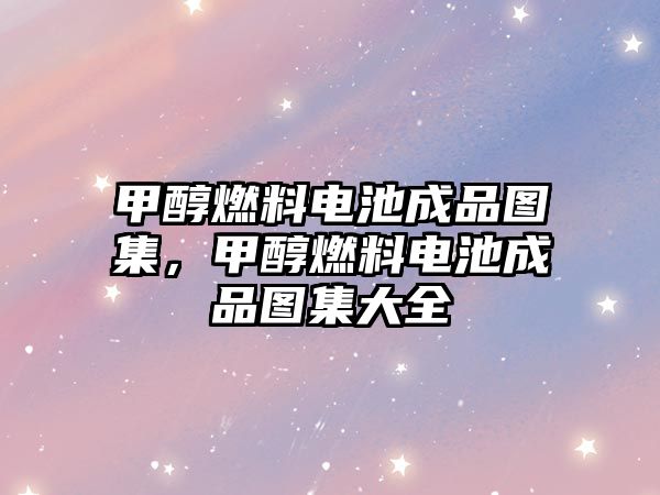 甲醇燃料電池成品圖集，甲醇燃料電池成品圖集大全