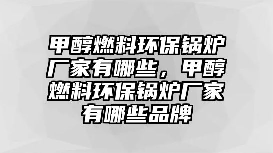 甲醇燃料環(huán)保鍋爐廠家有哪些，甲醇燃料環(huán)保鍋爐廠家有哪些品牌