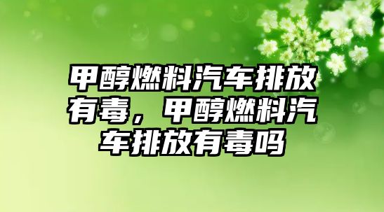 甲醇燃料汽車排放有毒，甲醇燃料汽車排放有毒嗎