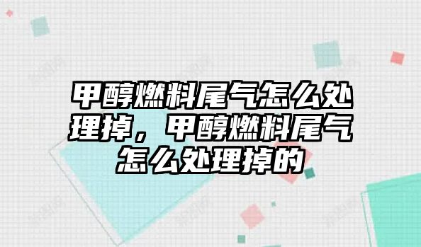 甲醇燃料尾氣怎么處理掉，甲醇燃料尾氣怎么處理掉的