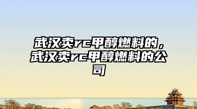 武漢賣rc甲醇燃料的，武漢賣rc甲醇燃料的公司