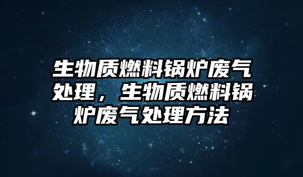 生物質(zhì)燃料鍋爐廢氣處理，生物質(zhì)燃料鍋爐廢氣處理方法