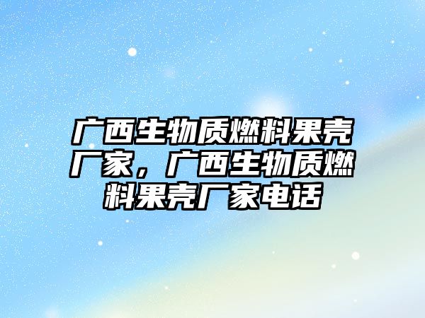 廣西生物質(zhì)燃料果殼廠家，廣西生物質(zhì)燃料果殼廠家電話