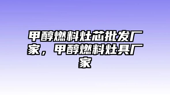 甲醇燃料灶芯批發(fā)廠家，甲醇燃料灶具廠家