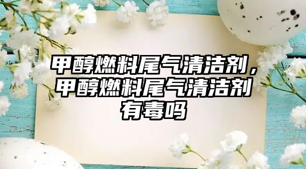 甲醇燃料尾氣清潔劑，甲醇燃料尾氣清潔劑有毒嗎