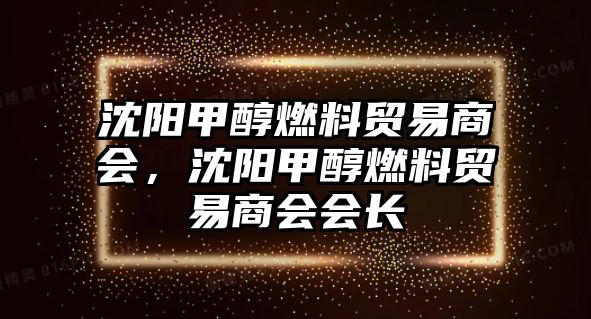 沈陽(yáng)甲醇燃料貿(mào)易商會(huì)，沈陽(yáng)甲醇燃料貿(mào)易商會(huì)會(huì)長(zhǎng)