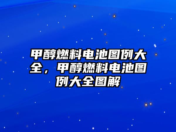 甲醇燃料電池圖例大全，甲醇燃料電池圖例大全圖解