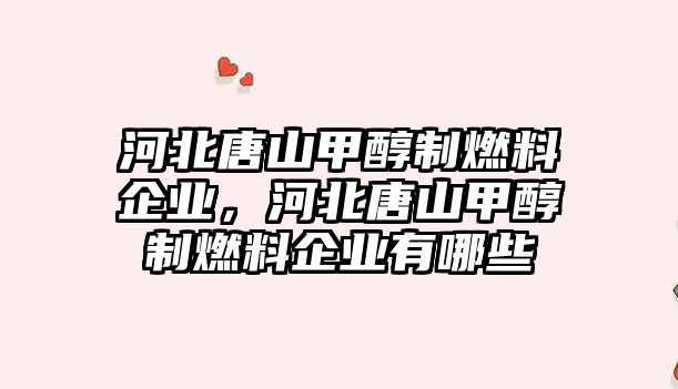 河北唐山甲醇制燃料企業(yè)，河北唐山甲醇制燃料企業(yè)有哪些