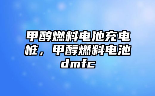 甲醇燃料電池充電樁，甲醇燃料電池dmfc