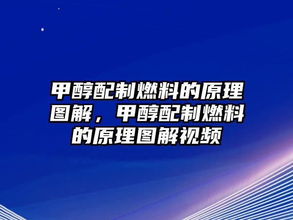 甲醇配制燃料的原理圖解，甲醇配制燃料的原理圖解視頻