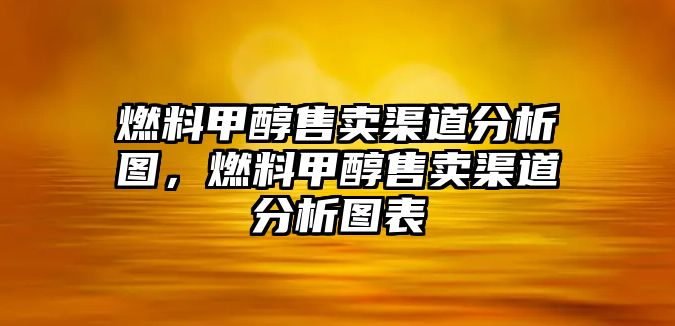 燃料甲醇售賣渠道分析圖，燃料甲醇售賣渠道分析圖表