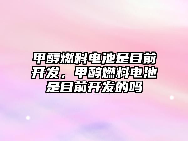 甲醇燃料電池是目前開發(fā)，甲醇燃料電池是目前開發(fā)的嗎