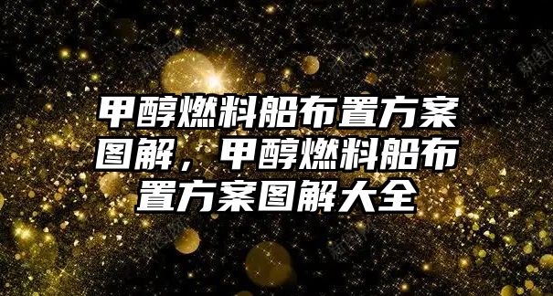 甲醇燃料船布置方案圖解，甲醇燃料船布置方案圖解大全