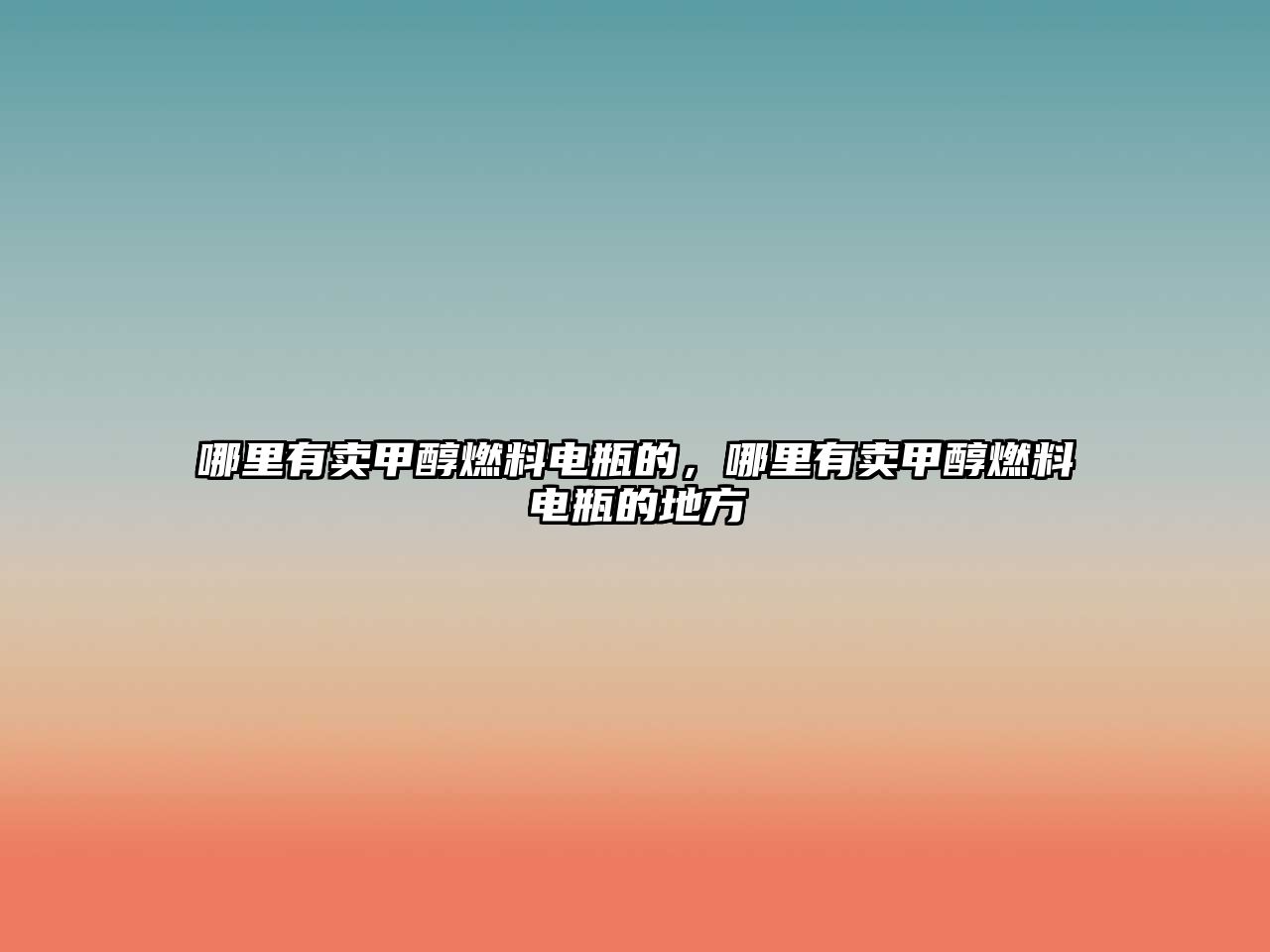 哪里有賣甲醇燃料電瓶的，哪里有賣甲醇燃料電瓶的地方