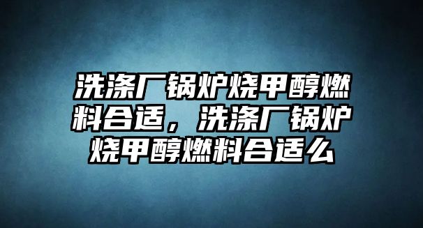 洗滌廠鍋爐燒甲醇燃料合適，洗滌廠鍋爐燒甲醇燃料合適么