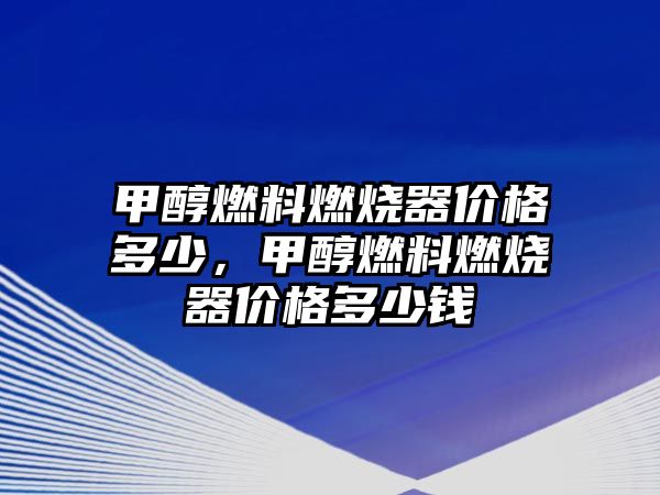 甲醇燃料燃燒器價格多少，甲醇燃料燃燒器價格多少錢