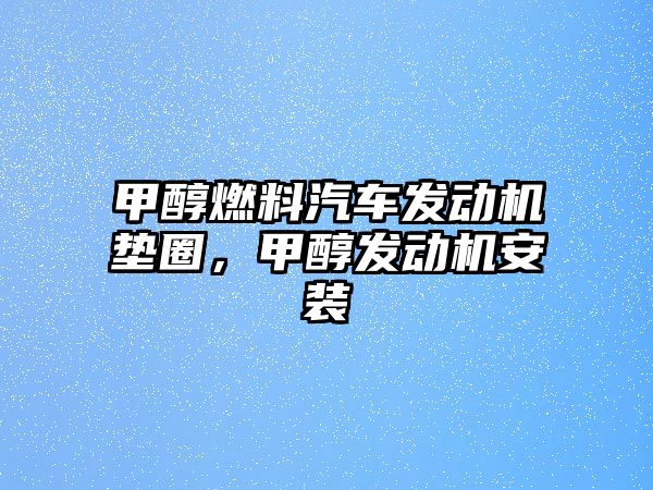 甲醇燃料汽車發(fā)動機墊圈，甲醇發(fā)動機安裝