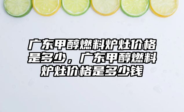 廣東甲醇燃料爐灶價格是多少，廣東甲醇燃料爐灶價格是多少錢